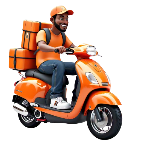 Animated Delivery Rider
